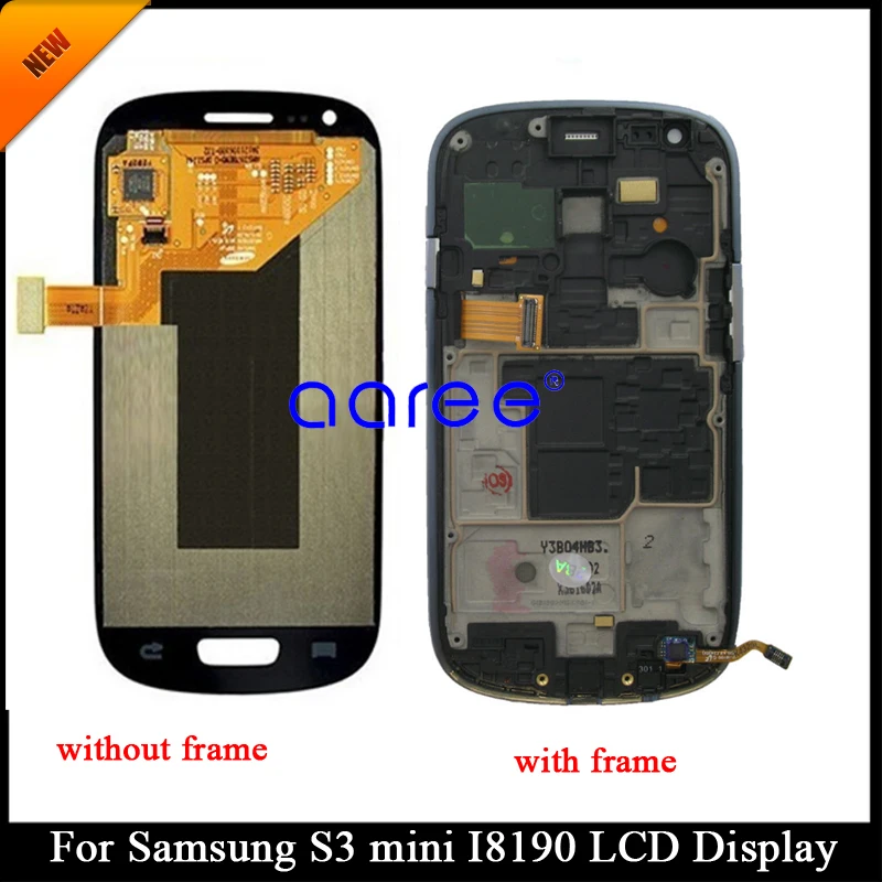 100% протестированный ЖК-дисплей Super AMOLED для SAMSUNG S3 Mini I8190 ЖК-экран Samsung mini i8190