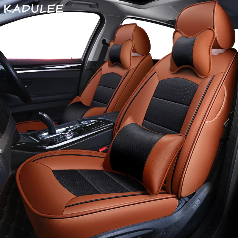 KADULEE custom Чехол для автомобильного сиденья из натуральной кожи для JEEP Wrangler JK Unlimited Rubicon Sahara Liberty Commander Compass Патриот atuo