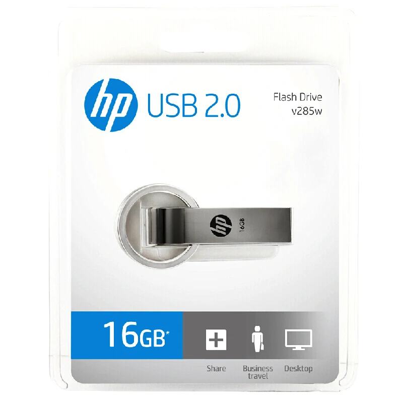 Оригинальный hp флэш диск 16 Гб металлический флеш накопитель кольцо для ключей