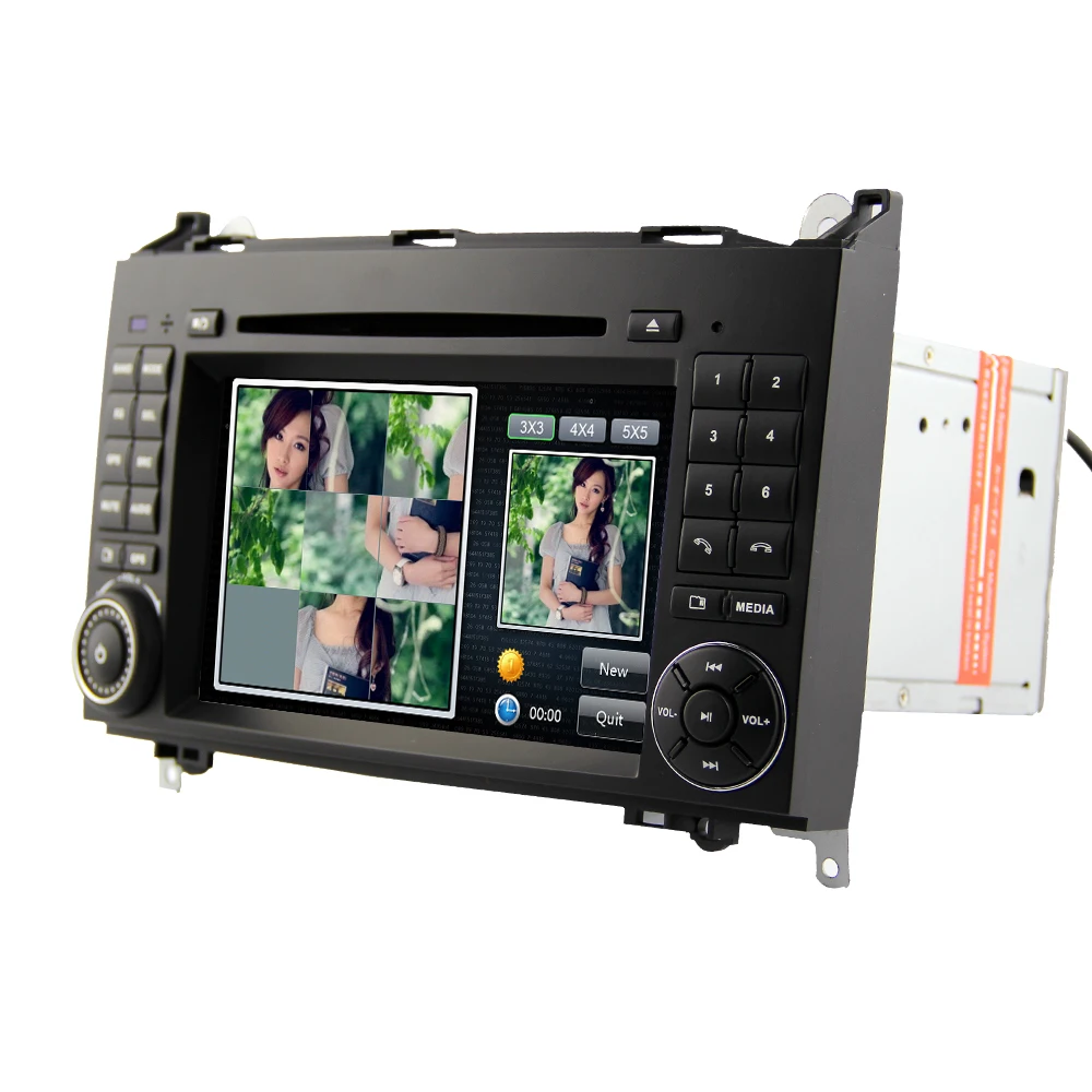 Eunavi 2 Din 7 дюймовый автомобильный DVD плеер для Mercedes/Benz/Sprinter/W209/W169/B200/A class/W169/B class/W245/B170