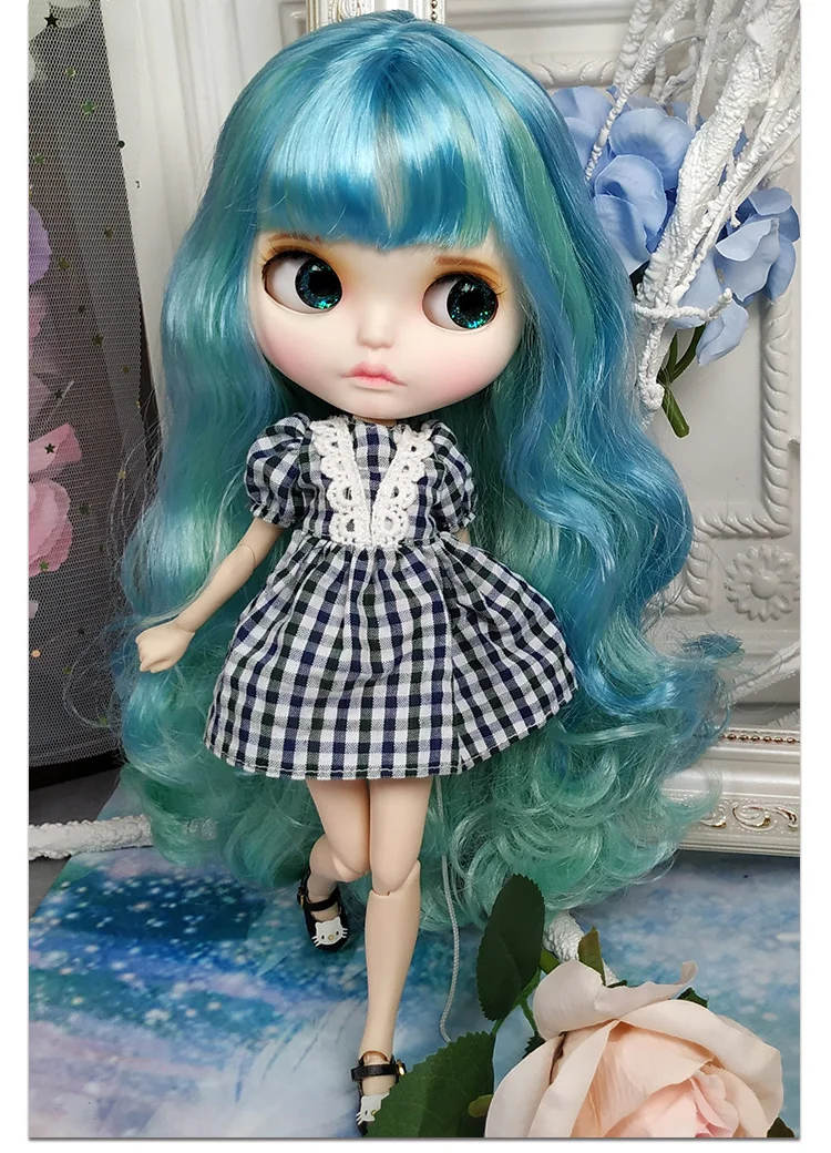 Кукла Blyth 1/6 шарнир тело ручная роспись матовое лицо белая кожа костюм куклы 30 см DIY BJD SD игрушки подарок с ручной группы AB