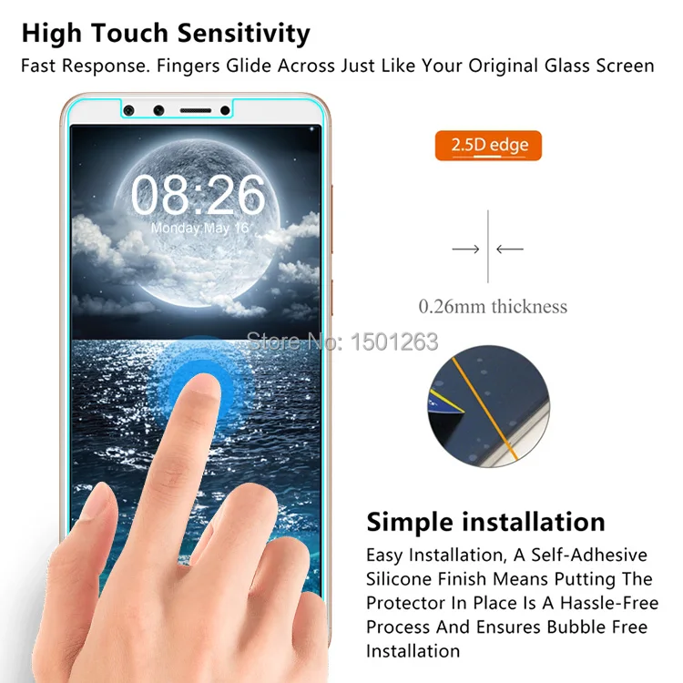 2 шт для huawei Enjoy 8 Plus 5 93 &quotзакаленное стекло чехол экрана Закаленное Защитная