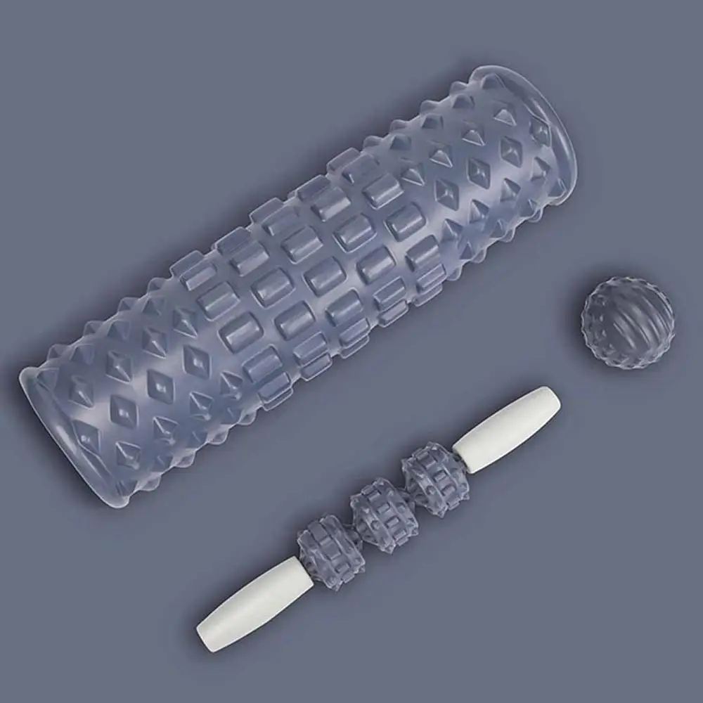 Grey Быстрая Xiaomi YunMai 3D стерео массаж набор 3 в 1 Йога Колонка Массажная палка Массажный мяч снимает мышцы расслабляющий тело - Цвет: Grey