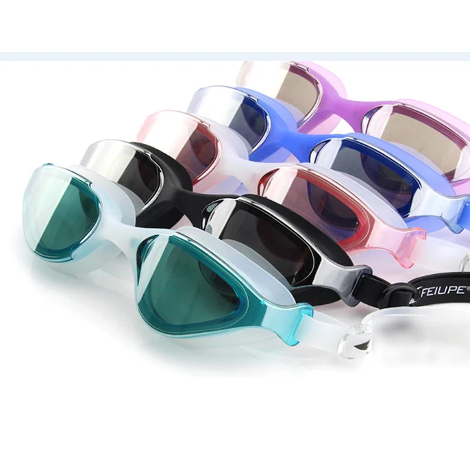 H694 Free shipping sale new plating 2016 big box Swim Eyewear waterproof anti-fog silicone goggles Men and women all appropriate | Спорт и