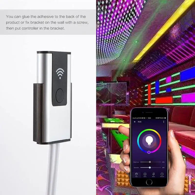 Smart Home Automation Wireless Wifi Remote Controller RGB LED Strip Control Light Switch For Iphone Android Supports Alexa | Электроника