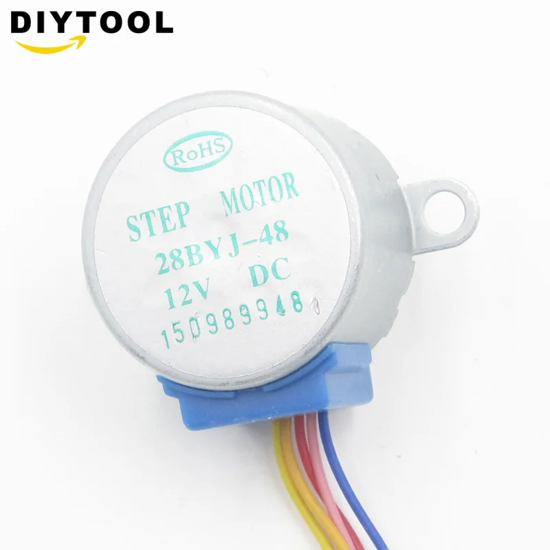 28BYJ 48 DC 12V уменьшения шаг Шестерни шаговый двигатель 4 этап 28byj 28byj48 для arduino Diy