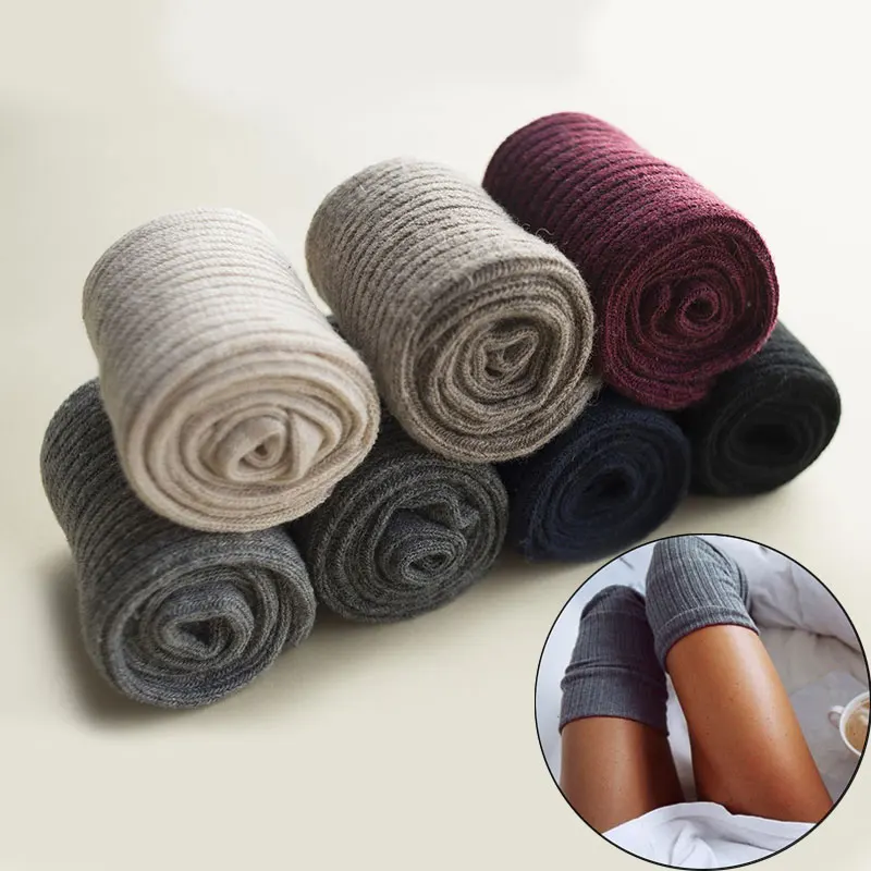 Новинка 2017 года Модные женские чулки пикантные теплые Гольфы выше колена длинные