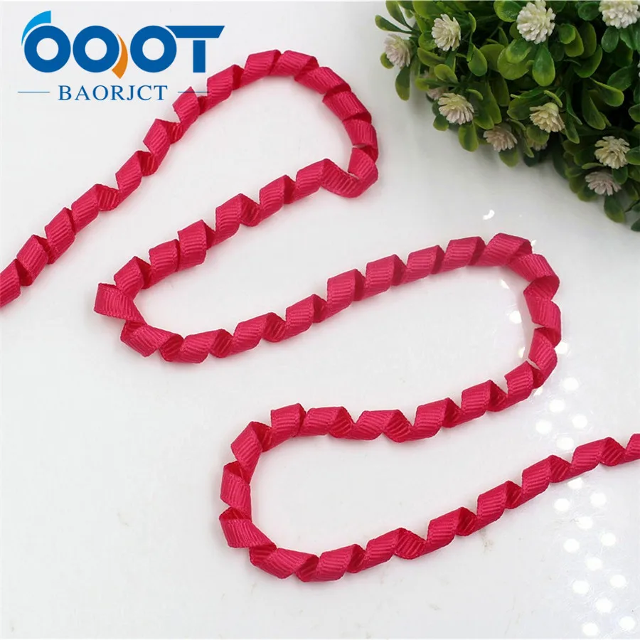 OOOT BAORJCT 178252 6 мм одноцветная корсажная фигурная лента для шпильки головные уборы ленты для рукоделия 10 шт./лот - Цвет: 7