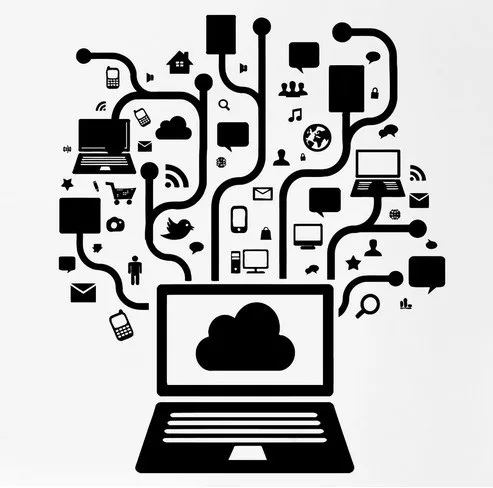 Компьютерная виниловая наклейка на стену компьютерная интернет-сеть геймер