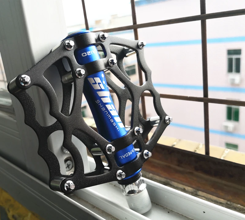 Новинка, MTB, педали для горного велосипеда, алюминиевый сплав, CNC, подножка для велосипеда, большая плоская, Ультралегкая, велосипедная педаль BMX