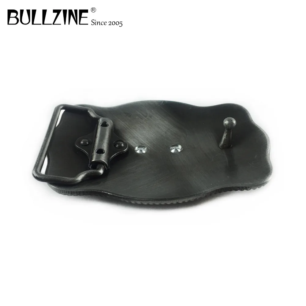 Оптовая продажа пряжка Bullzine для мужского ремня из цинкового сплава с оловянной