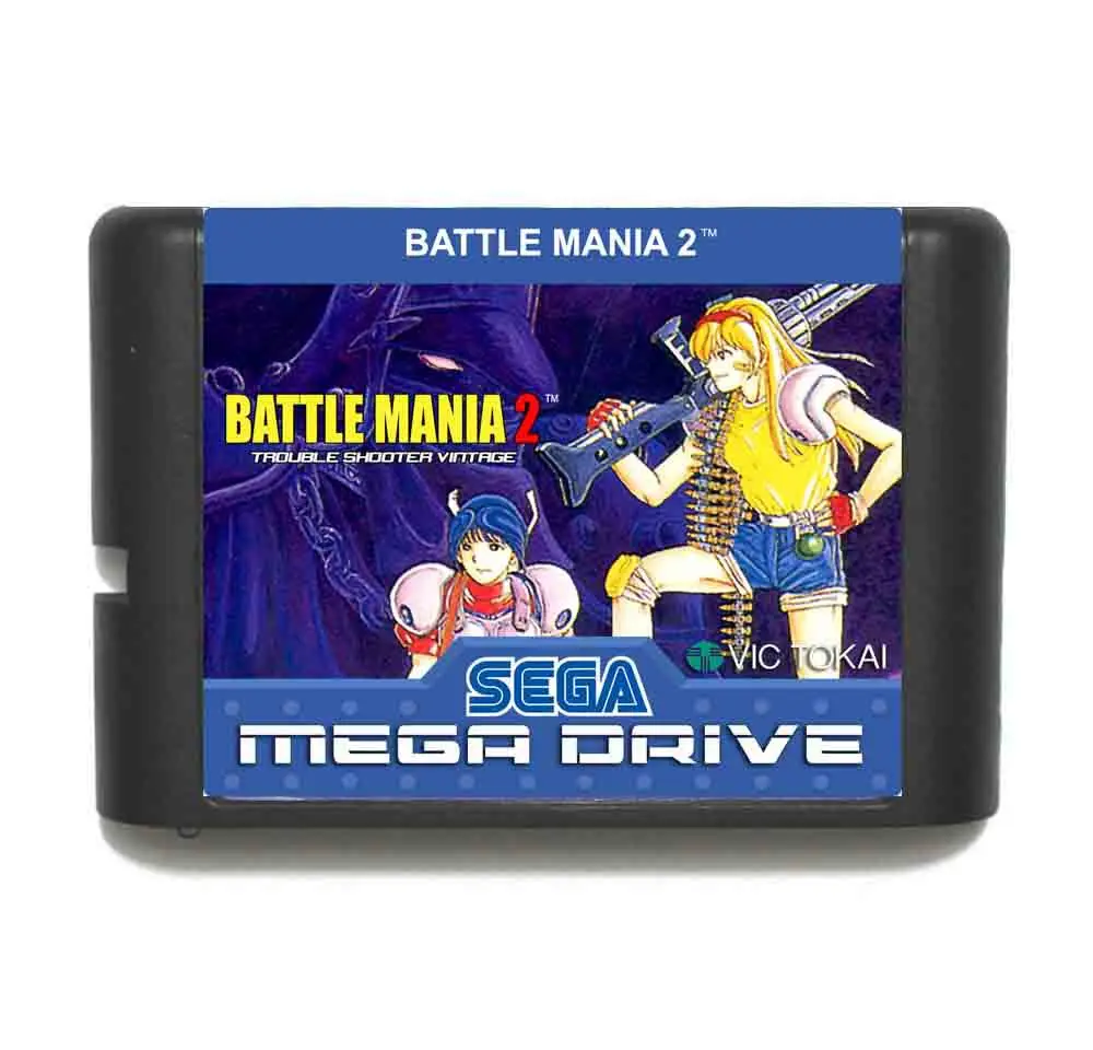 Бой мания 2 16 бит MD карточная игра с коробку для Sega Megadrive/Genesis|battle mania 2|battle mania16 bit |