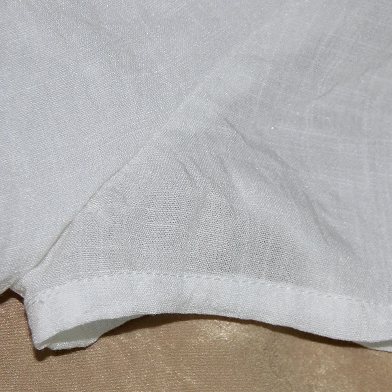 

Summer Style Dress 2017 Yuzi Vintage New Cotton Linen Dresses Short Sleeve V-Neck Ink-Painting Print Maxi Vestido Feminino A6529