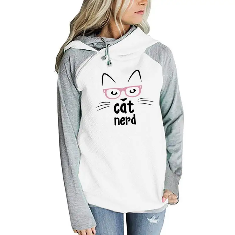 

Dropshipping 2019 New Fashion Print Hoodies Women Kawaii Sweatshirt Femmes Pattern Printing Cotton Cropped