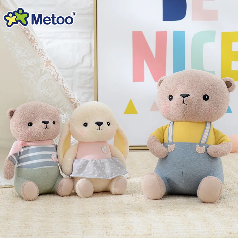 Кукла Metoo плюшевые игрушки для девочек милый кролик медведь мягкие Мультяшные