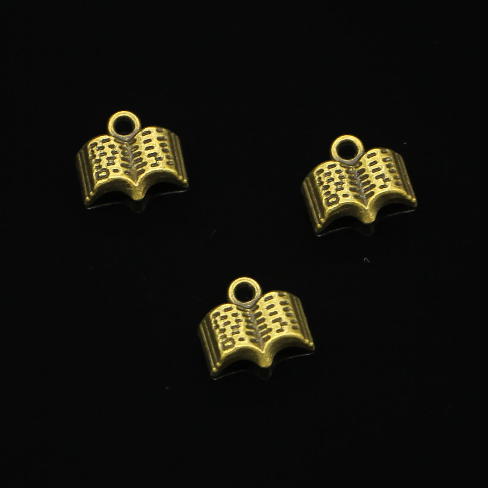 35 шт. подвески в виде книги 11 мм