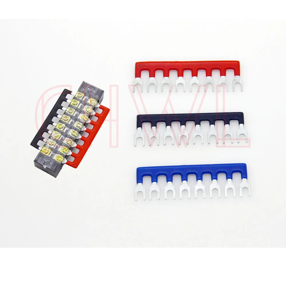 TB-1503-04-05-06-08-10-12 двухрядный стационарный клеммный блок 600 в 15A винтовой барьер