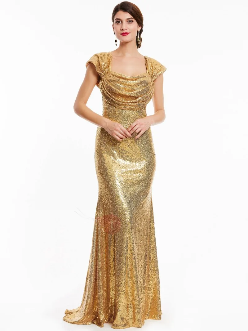 Новое Прибытие Мать Невесты Платья Плюс Размер Ремни Молния Вверх Блестками