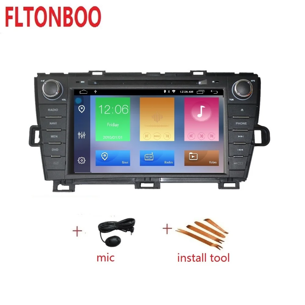 8 &quotAndroid 9 автомобильный радиоприемник с навигацией GPS dvd-плеер для Toyota prius right bluetooth