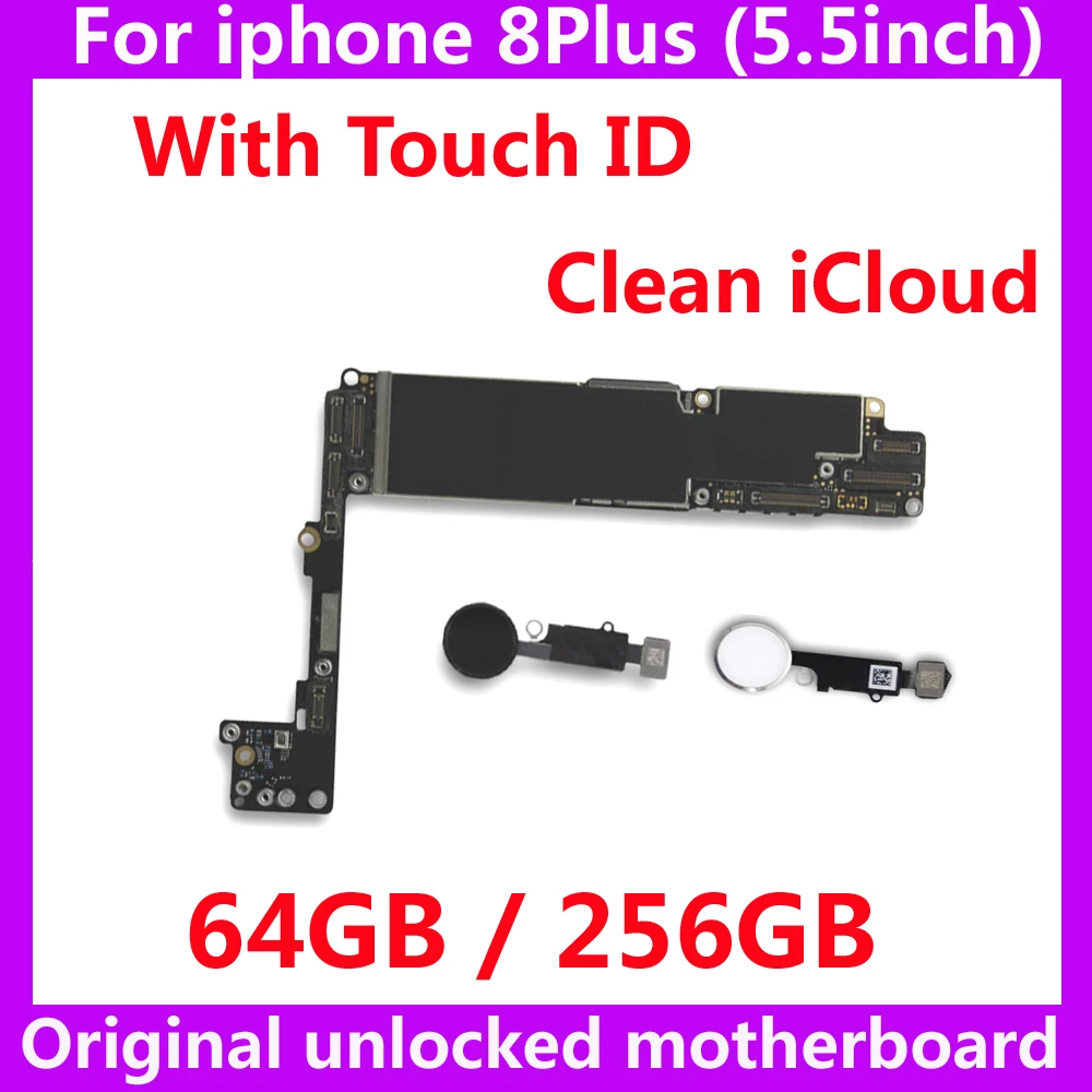 Оригинальная логическая плата IOS для iphone 8 Plus 64 Гб разблокированная материнская