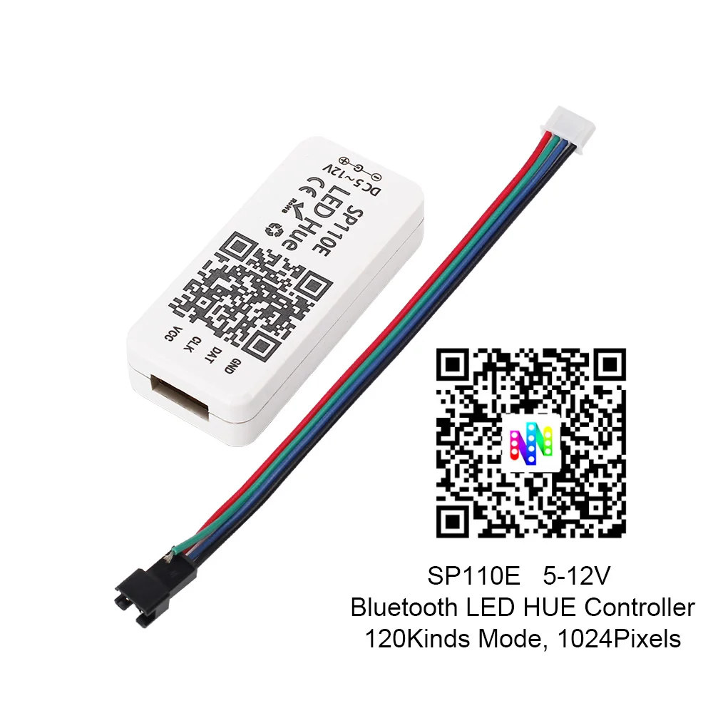 5-24 В ws2811 ws2812 контроллер Bluetooth музыка Wifi контроллер RF мини пиксель контроллер для светодиодной полосы ws2812 SP110E SP107E