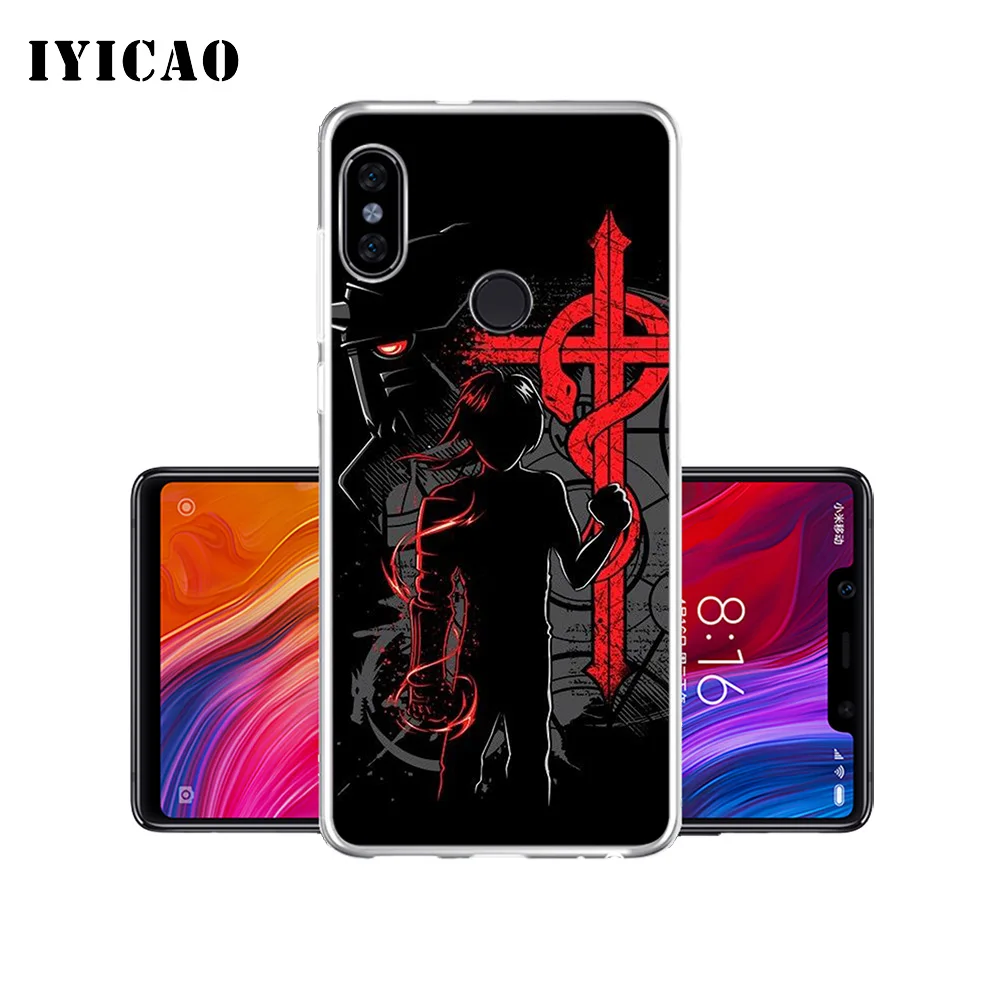 Металлический Алхимик IYICAO мягкий силиконовый чехол для телефона Xiaomi Mi 9 8 SE 6 A1 A2 Lite