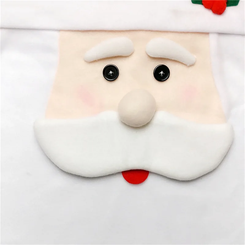 2 шт./компл. рождественские украшения Новогодние чехлы на стулья обеденное