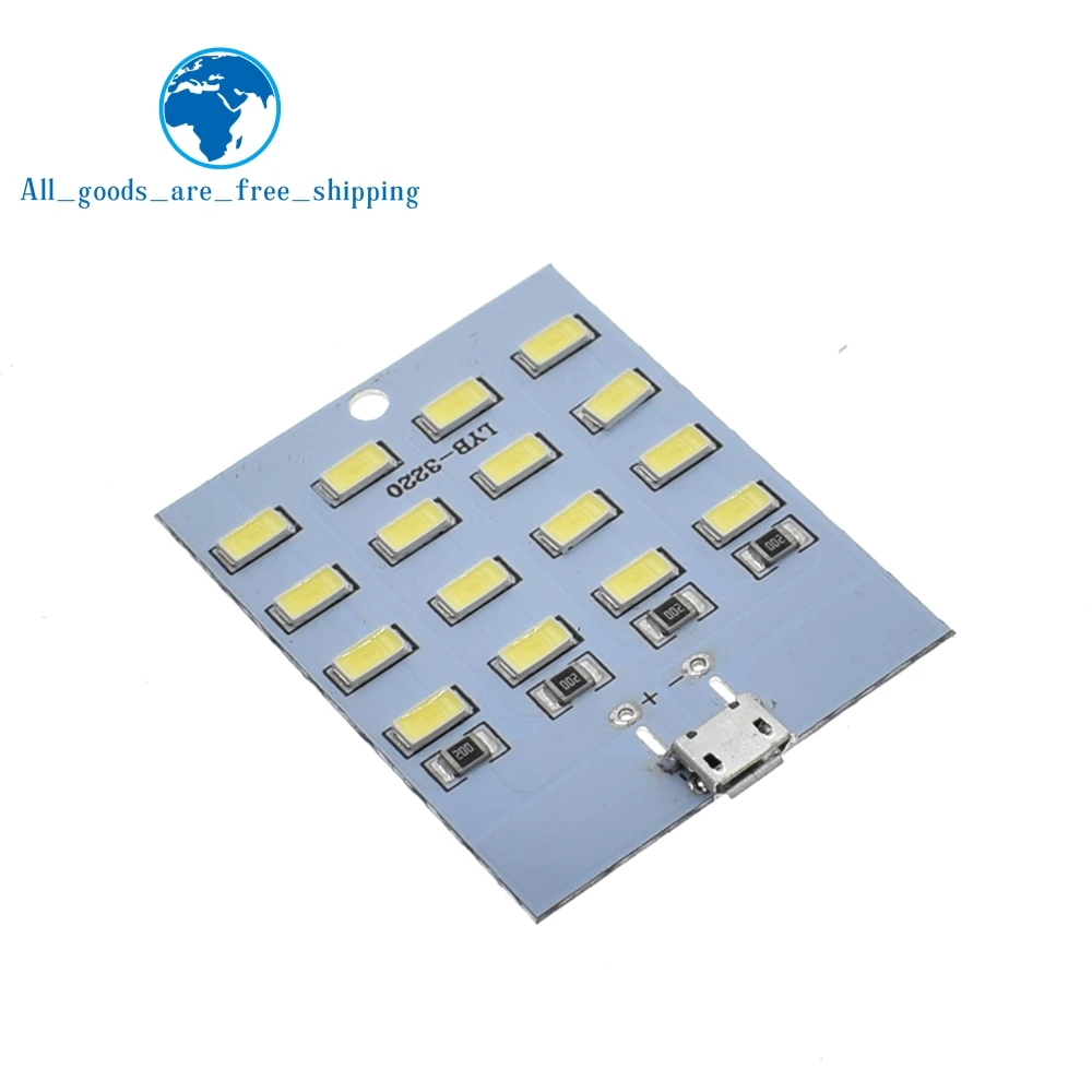 Высокое качество 5730 smd 5V 430mA~ 470mA белый Mirco Usb 5730 светодиодный светильник ing панель USB Мобильный светильник аварийный светильник Ночной светильник