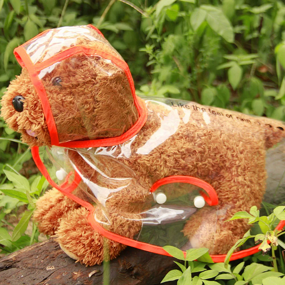 Waterproof Puppy Rain Jacket Transparent Raincoats Dog Light Clothes Pet Accessories Spring Summer Coats Raincoat |