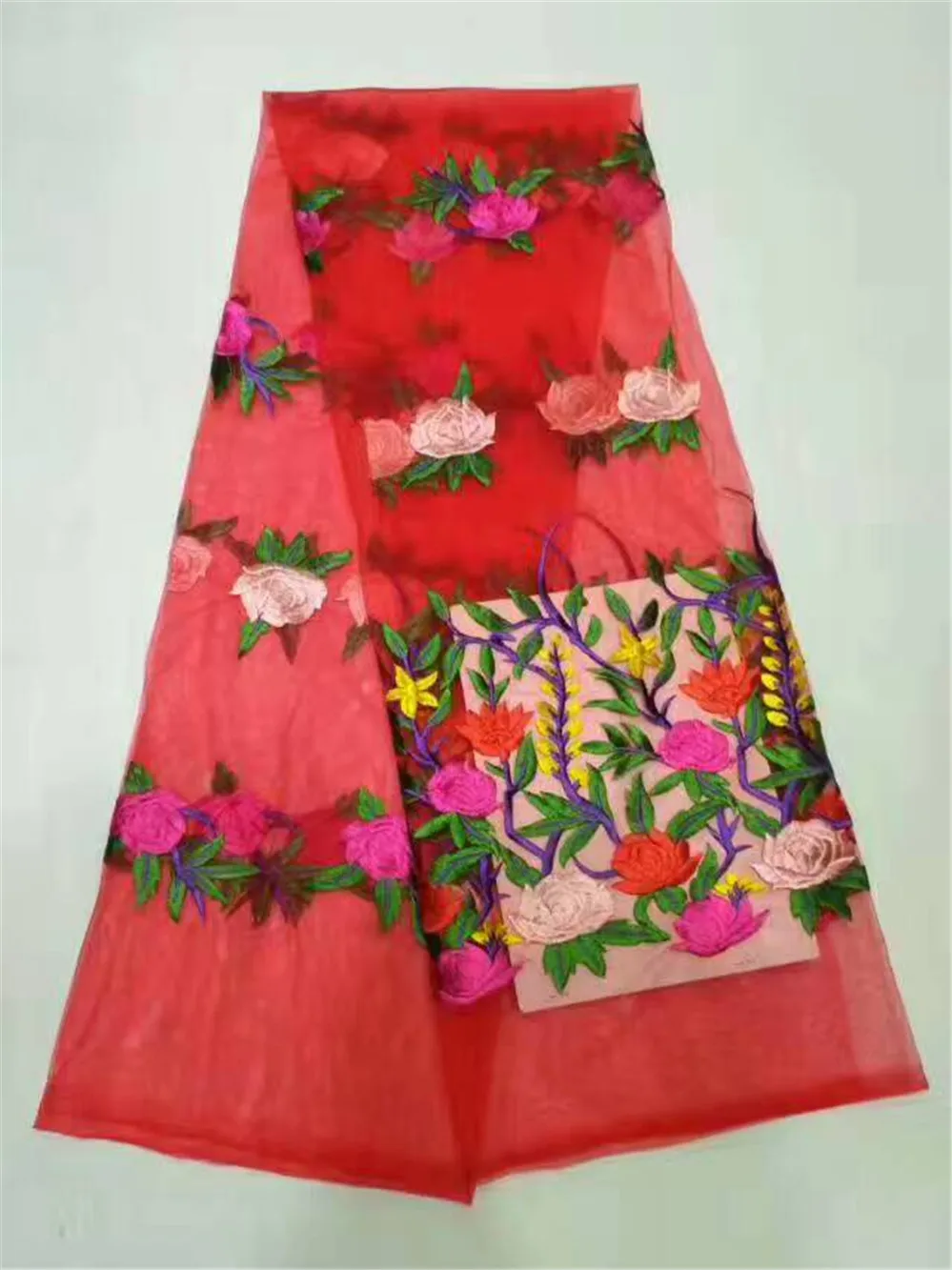 Африканские вышитые африканские французские фотообои с розовыми цветами