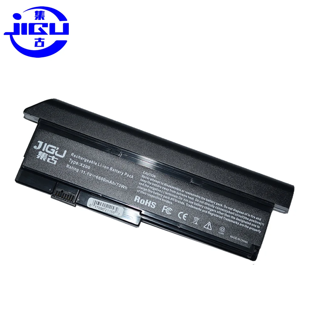 JIGU Новый Расширенный аккумулятор 42T4534 42T4834 43R9255 42T4538 9 ячеек для IBM Lenovo ThinkPad X200 X200S X201