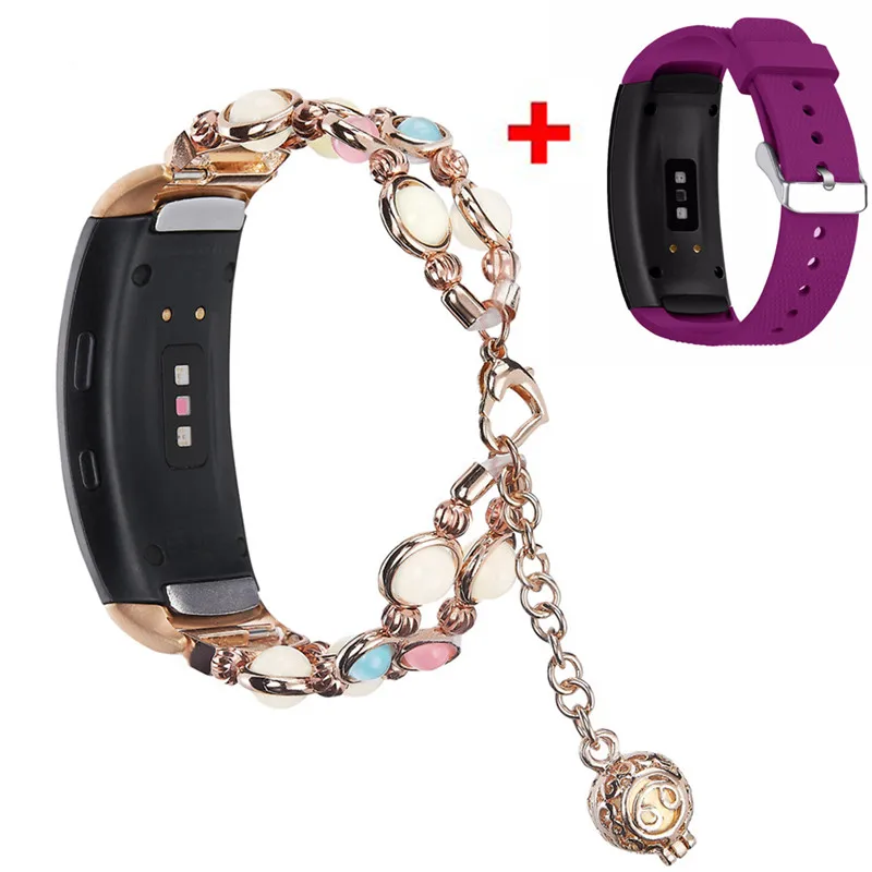 2 шт./лот умный Браслет для samsung gear Fit 2 SM-R360 Ремешок Браслет ремешок для gear Fit 2 Pro Watchband ремешок для часов gear fit2 Band - Цвет: Color10