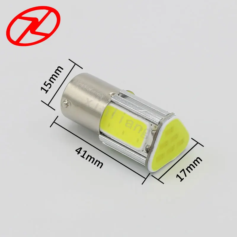 2PCS Universal 1156 G18 Ba15s P21W 4 COB Turn Signal Reverse Light LED Auto Car Stop Brake Bulb Lamp 12V | Автомобили и мотоциклы