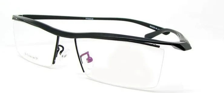 100% титановые антибликовые линзы Halfrim для очков по рецепту на заказ 1 5 2 3 4 6|glasses