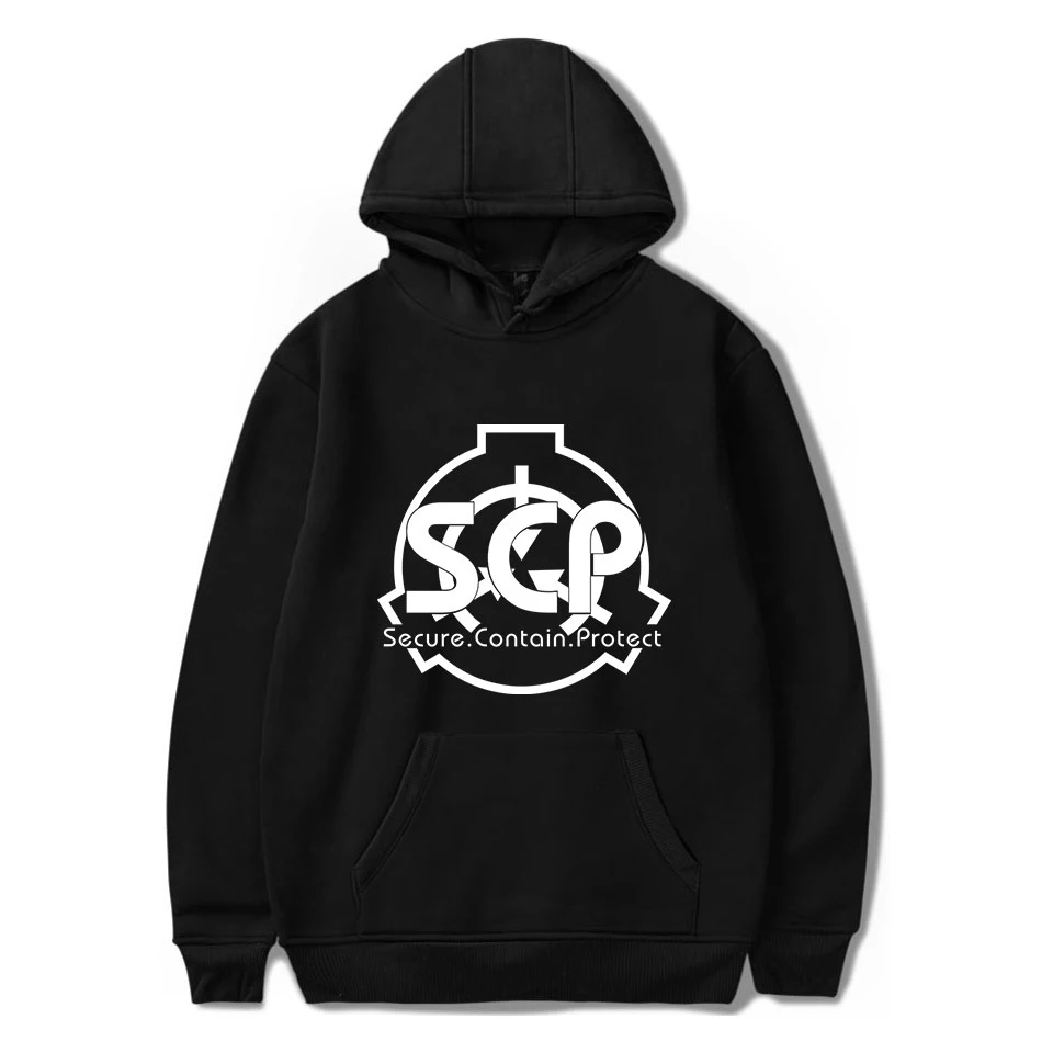 Толстовка с капюшоном SCP для мужчин и женщин модная хлопковая высокого качества в