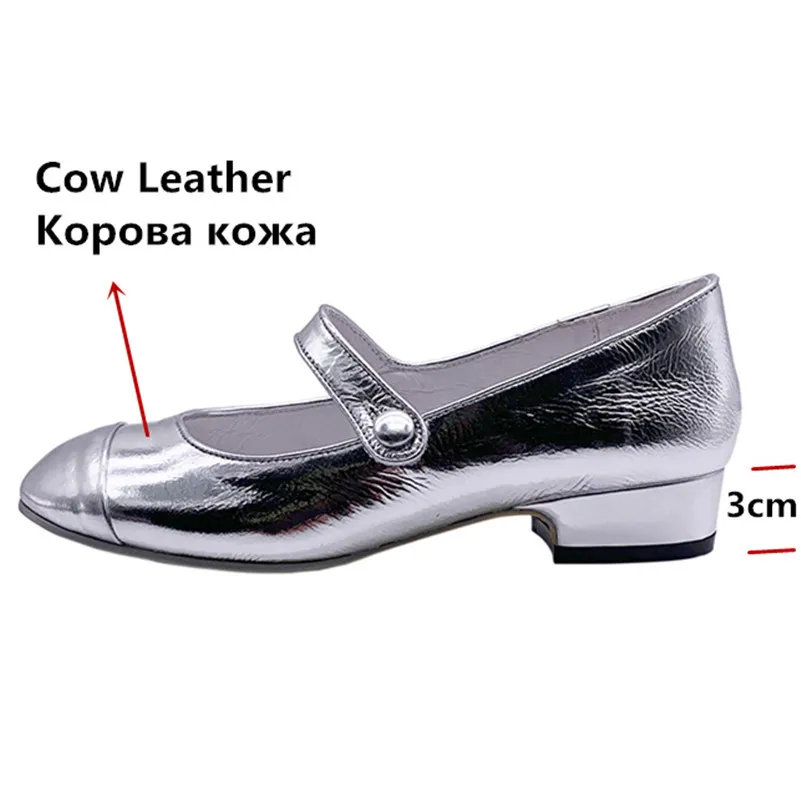Женские туфли лодочки FEDONAS однотонные из натуральной кожи с закругленным носком