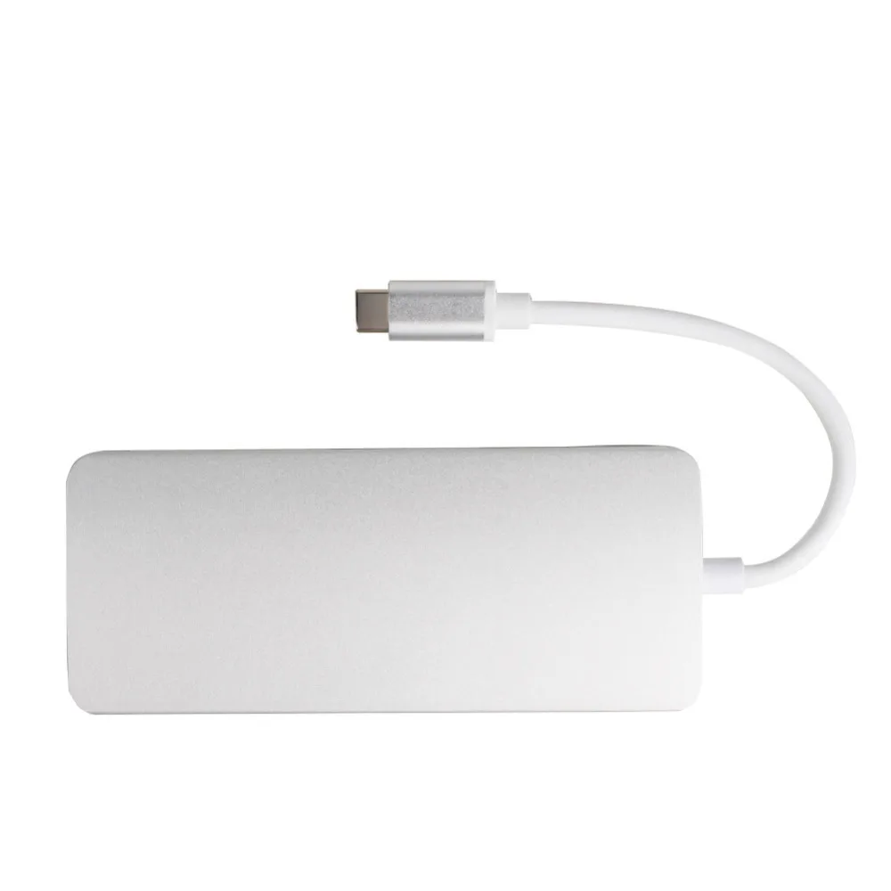 2 док станции USB C VGA HDMI Ethernet порта концентратор TF зарядное устройство SD кард ридер