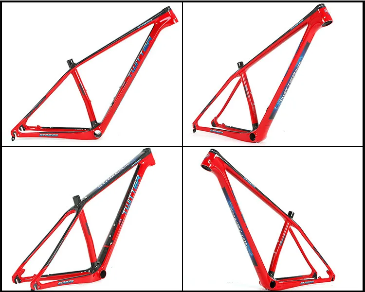 Twitter STRIKERpro MTB карбоновая рама Сверхлегкая рама для горного велосипеда XC рычаг кабель внутренней маршрутизации дисковый тормоз ESP уф лазер