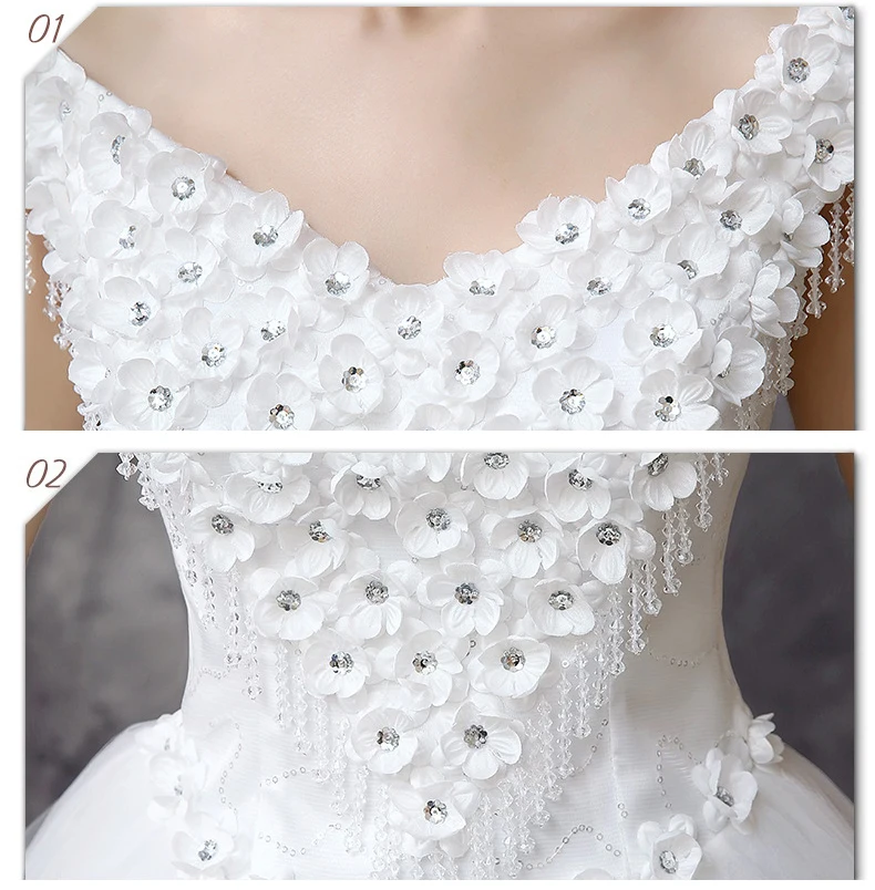 Свадебное платье 2019 Свадебные платья бальное Простой Цветочный кружевное с