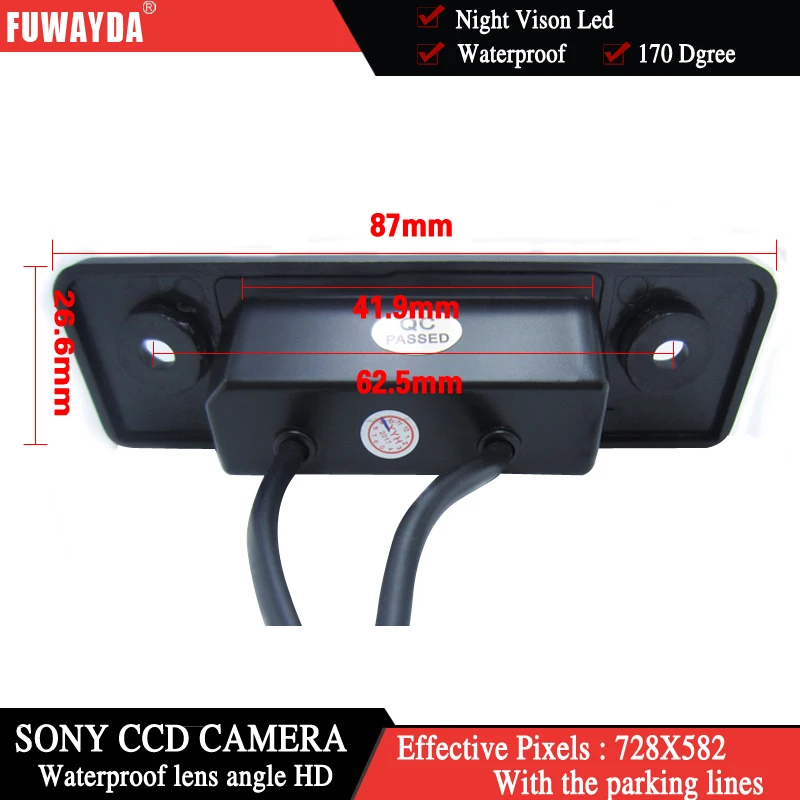 Камера заднего вида FUWAYDA Беспроводная парковочная камера для SONY CCD HD