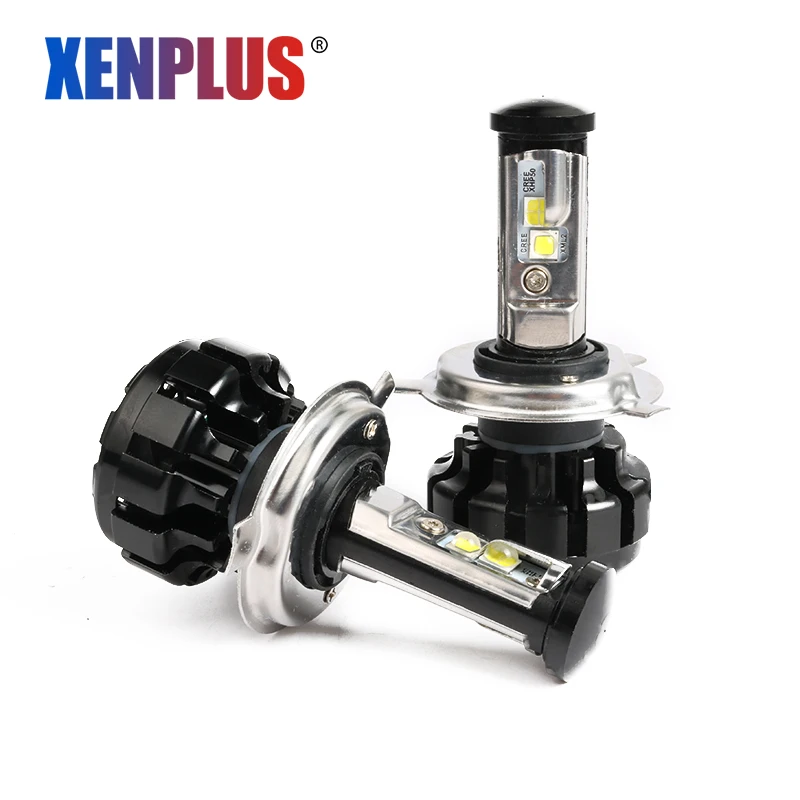 Xenplus 2 шт. H4 Turbo led h7 Автомобильный свет XHP50 чип H3 H8 H9 H11 H10 HB4 9006 9005 Автомобильная