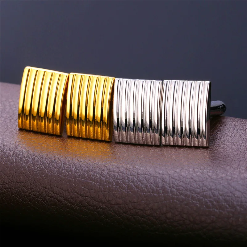 Cufflinks For Mens Gift High Quality Gold Color Metal Cuff Buttons Wedding Shirt Novelty Links Men Gemelos With Box C1939 | Украшения и