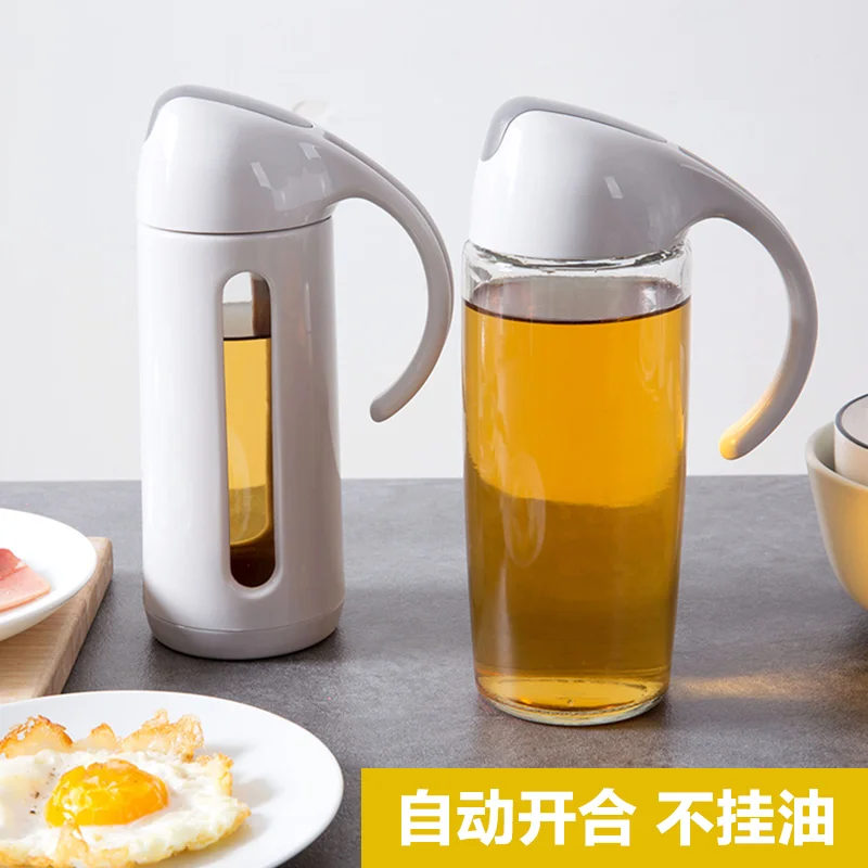 Aytomatic открывающаяся стеклянная бутылка для масла герметичная Бытовая Кухня