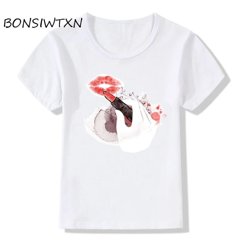 Bonsiwtxn 2017 детей Губная Помада для губ Make Up забавные Повседневная одежда малышей