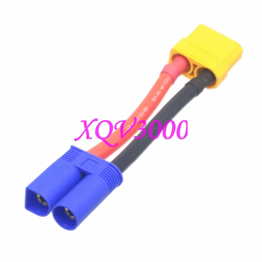Кабель адаптер повышенной прочности 10AWG для мужчин EC5 XT90|ec5|ec5 female |