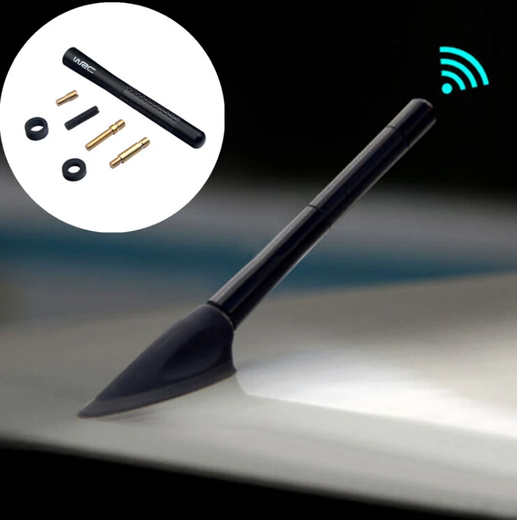 WRC углеродное волокно короткие радиоантенна авто аксессуары для Mercedes Benz W211 W221 W220