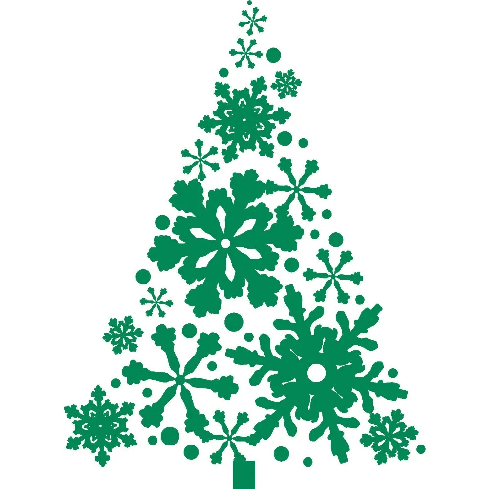 2018 домашнее украшение Счастливого Рождества Виниловая наклейка на стену