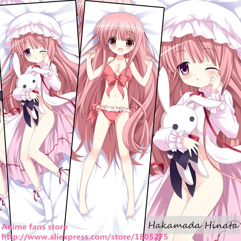 Милые японские аниме подушки Ro Kyu Bu!! Хакамада Хината Милая Подушка Dakimakura Чехол