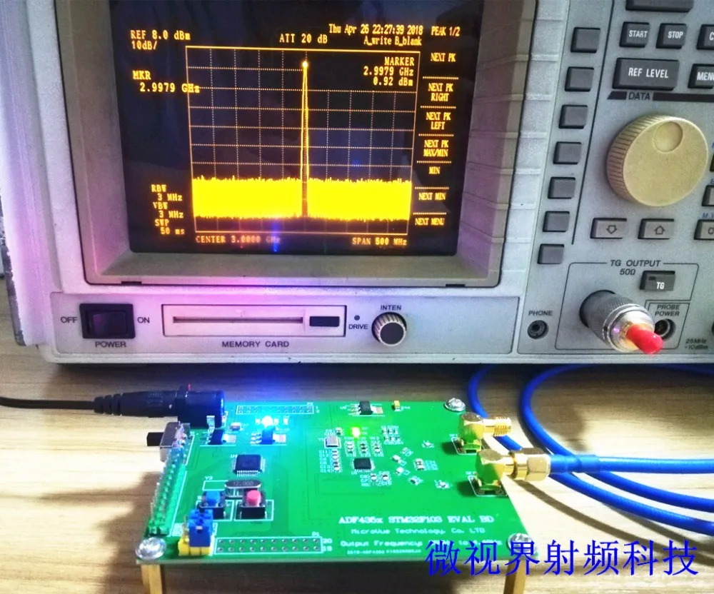 Новые 1 шт. радиочастотные источники сигнала ADF4350 ADF4351 + STM32F103 управление