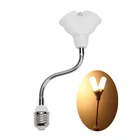 Гибкий удлинитель для головок E27 до 2 E27 светодиодный светильник база разветвитель Y Форма Socket Studio лампа держатель адаптер конвертер для CFL галогенная лампа
